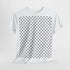 Keffiyeh Pattern Heavy Cotton Tee - Modern Mesh Design Streetwear T-Shirt